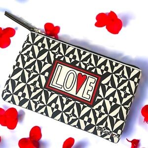 NWOT Brighton ♥️ Tom Clancy ‘Look Of Love’ Collectable Canvas Clutch